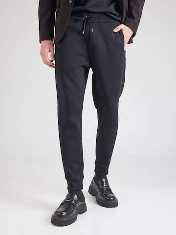 Tapered Pantaloni di Polo Ralph Lauren in nero: frontale