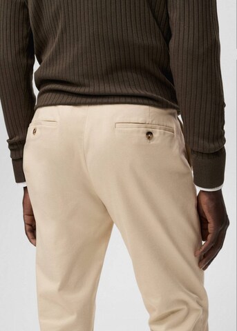 MANGO MAN Slimfit Chinohose 'Barna' in Beige