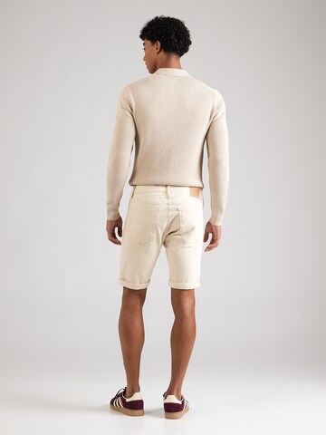 G-STAR Slimfit Jeans '3301' in Beige: terug