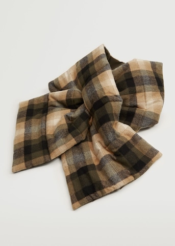 MANGO Scarf 'Padded' in Brown