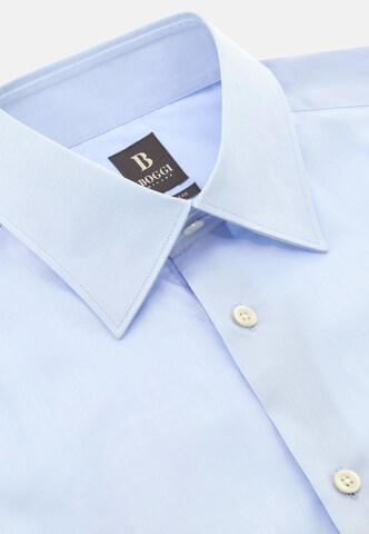 Coupe regular Chemise Boggi Milano en bleu