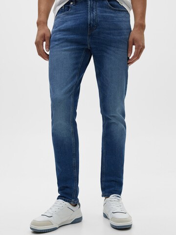 Pull&Bear Regular Jeans in Blau