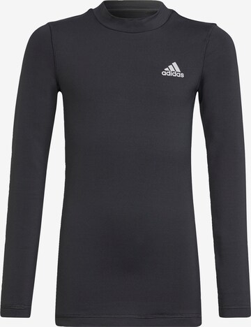 ADIDAS PERFORMANCE Performance Shirt 'Techfit' in Black: front