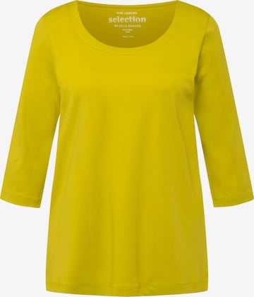 T-shirt Ulla Popken en jaune : devant