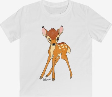 T-Shirt 'Bambi Classic' F4NT4STIC en blanc : devant