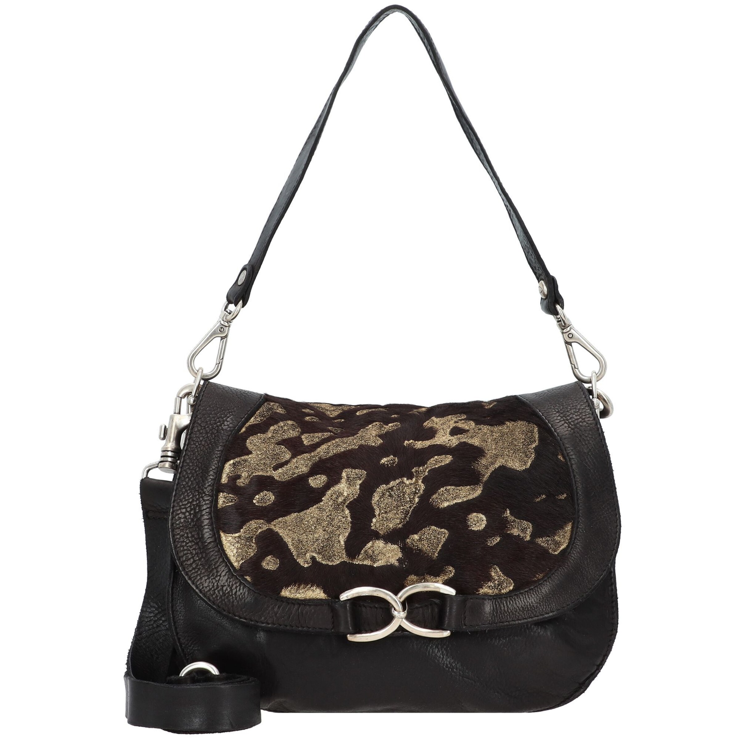 Campomaggi Shoulder bag in Black: front