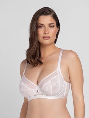 Clasic Sutien de la Dorina pe bej: față