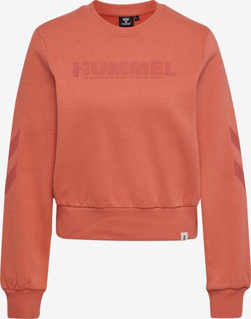 Hummel Sportsweatshirt 'Legacy' in Orange: predná strana