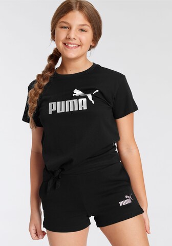 PUMA Shirt in Zwart: voorkant