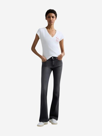 REPLAY Wide leg Jeans 'FLARE REGULAR WAIST WA534 .000.51A 19C' in Zwart