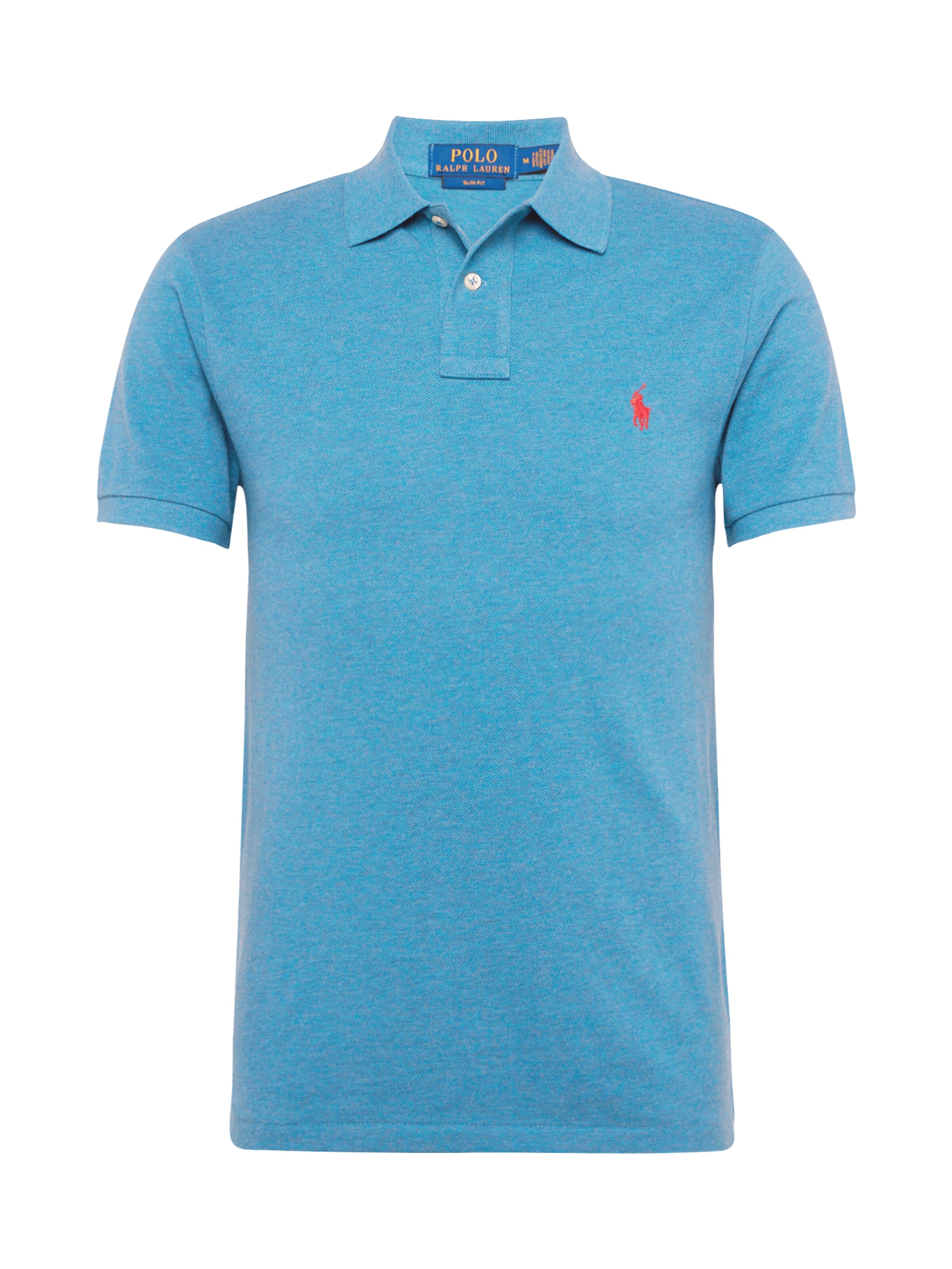 Tricou de la Polo Ralph Lauren pe albastru: față