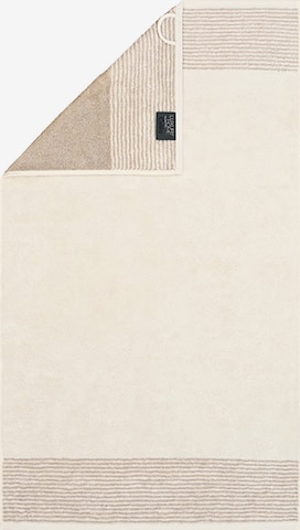 Serviette Cawö en beige : devant