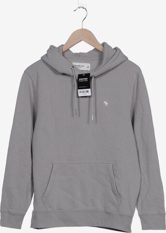 Abercrombie & Fitch Sweatshirt & Zip-Up Hoodie in S in Grey: front
