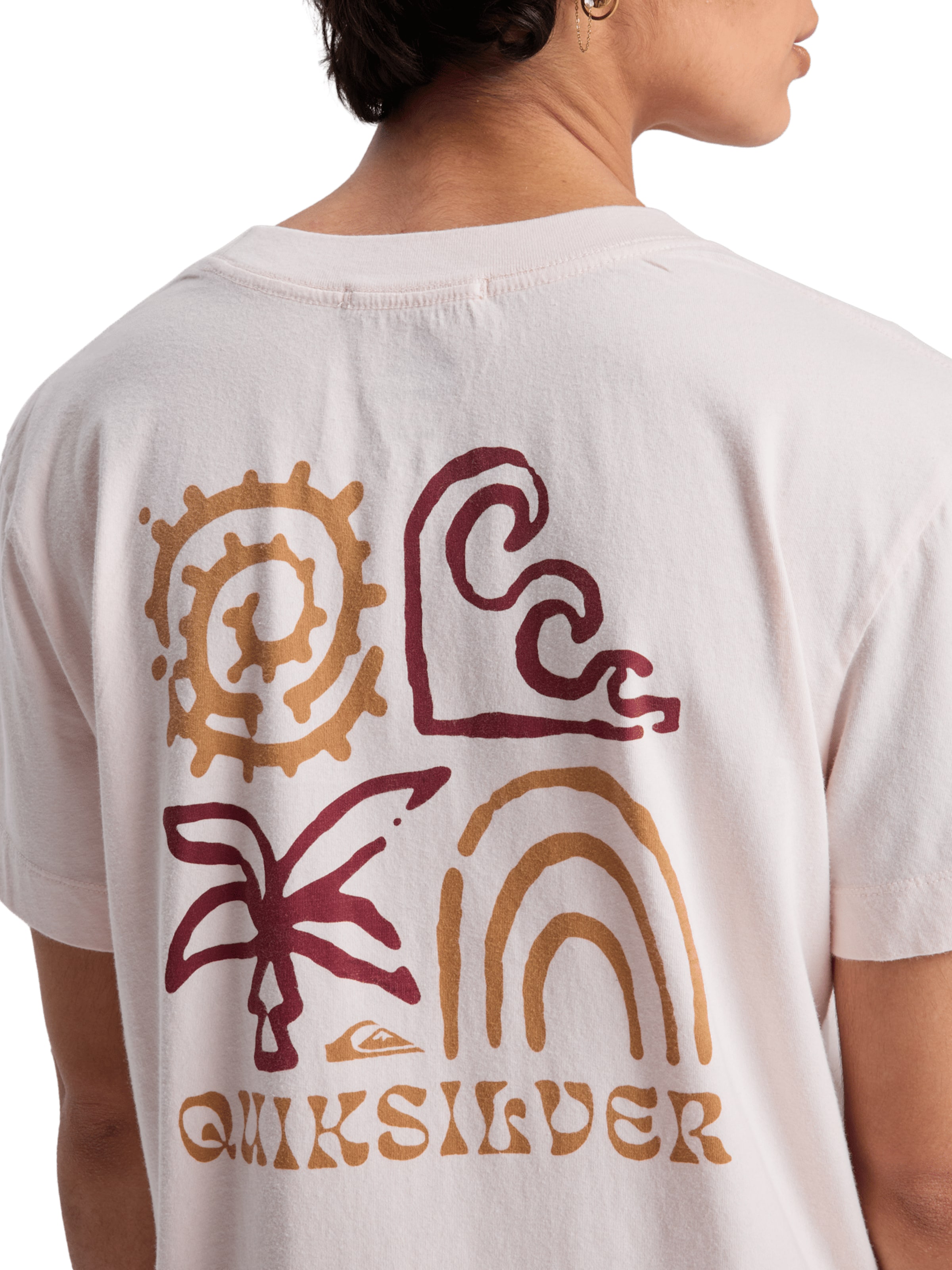 QUIKSILVER Μπλουζάκι σε λευκό