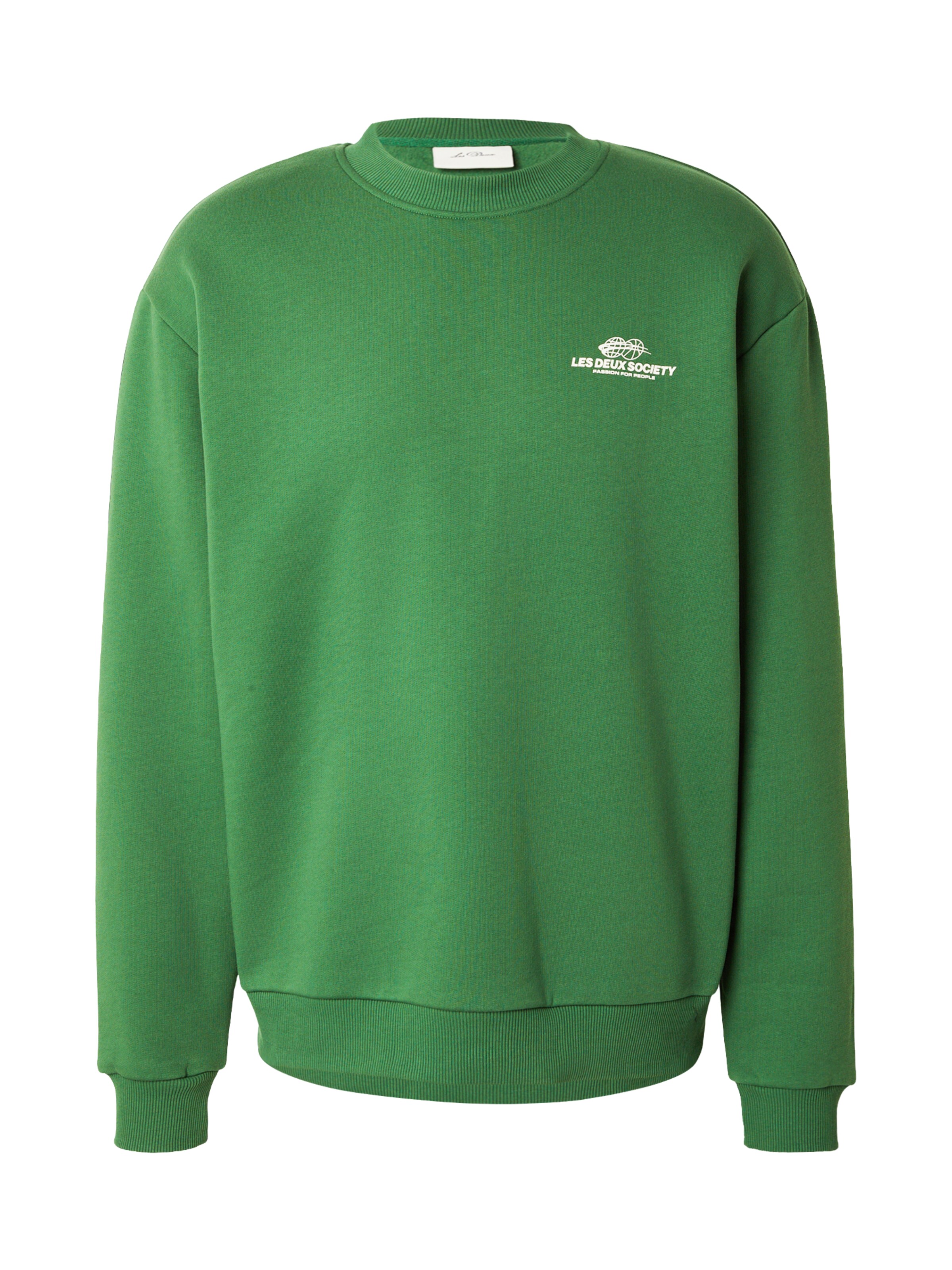 Les Deux - Sudadera 'Exhibition' en verde: frente