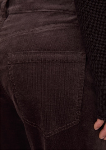 Marc O'Polo Regular Hose 'Theda' in Braun