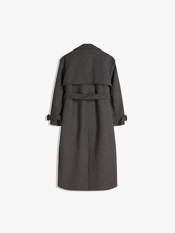 Bershka Between-Seasons Coat in Grey