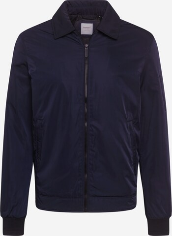 Superdry Tussenjas 'Edit Harrington' in Blauw: voorkant