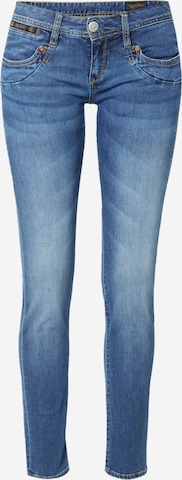 Herrlicher Slimfit Jeans 'Piper' in Blauw: voorkant