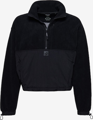 Superdry Sweatshirt in Black: front