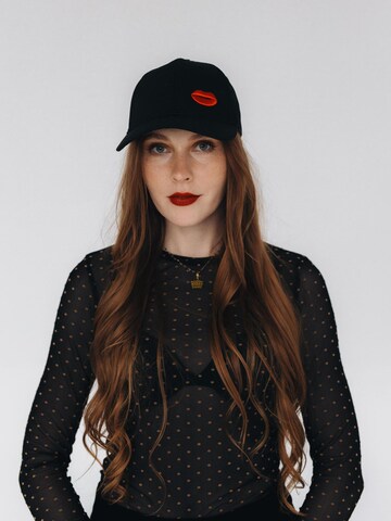 RADADA Pet 'Red Lip' in Zwart