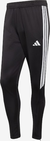 ADIDAS PERFORMANCE Slim fit Sports trousers 'Tiro 26 Essentials' in Black: front