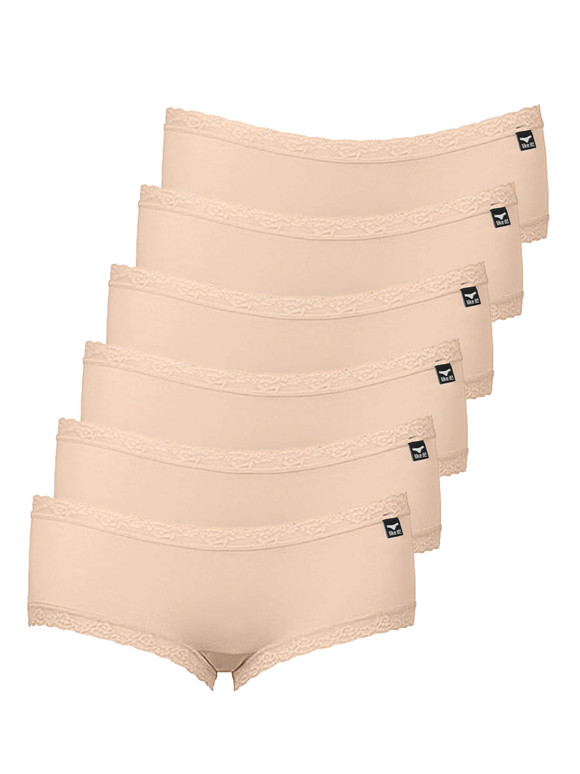 like it! Panty 'Olivia'‌‌‌‌‌ in Beige: Vorderseite