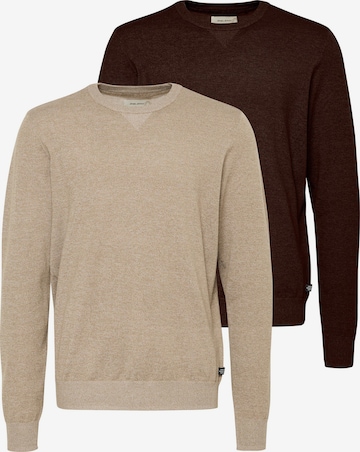 BLEND - Pullover em bege: frente