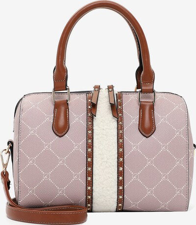 TAMARIS Tasche 'Anastasia Teddy' in beige / cognac / altrosa, Produktansicht
