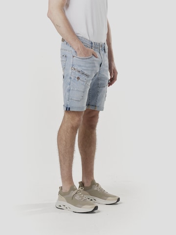 mėlyna KOROSHI Standartinis Darbinio stiliaus džinsai