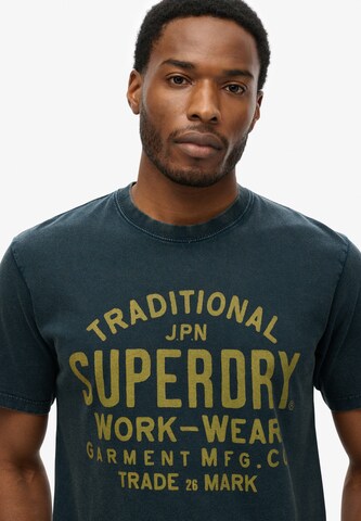 Superdry Shirt in Blauw