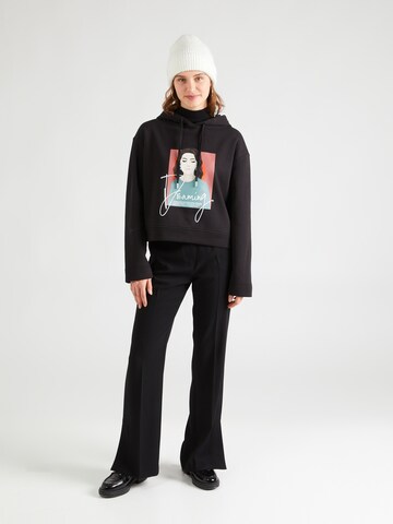 s.Oliver Sweatshirt in Schwarz