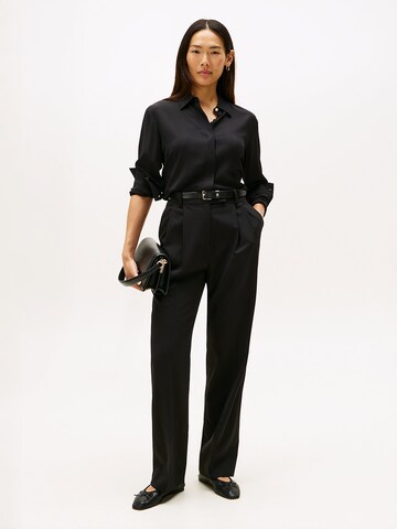 TOMMY HILFIGER Bluse in Schwarz