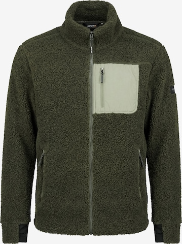 ICEPEAK Funktionele fleece-jas 'MOHAWK' in Groen: voorkant