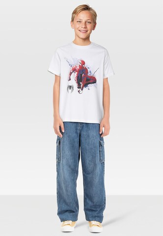 balts Mister Tee T-Krekls 'Spiderman Hang out'
