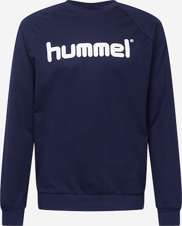 Hummel Athletic Sweatshirt in Blue: front