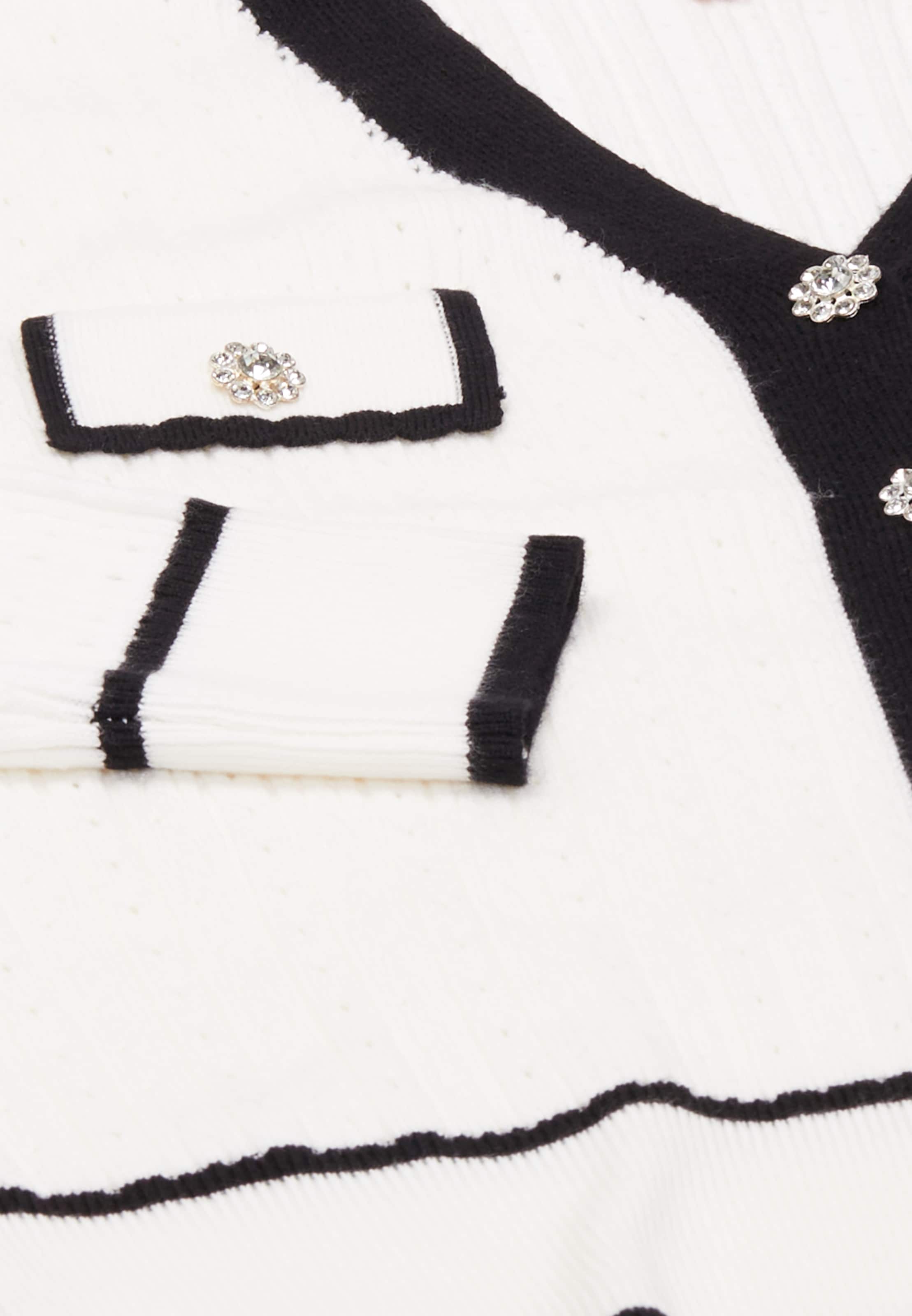 NALLY - Cárdigan en blanco