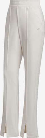 ADIDAS PERFORMANCEBootcut/trapezice Sportske hlače - bijela boja: prednji dio