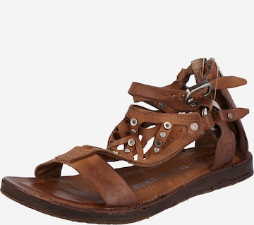 A.S.98 Sandals 'RAMOS' in Brown: front