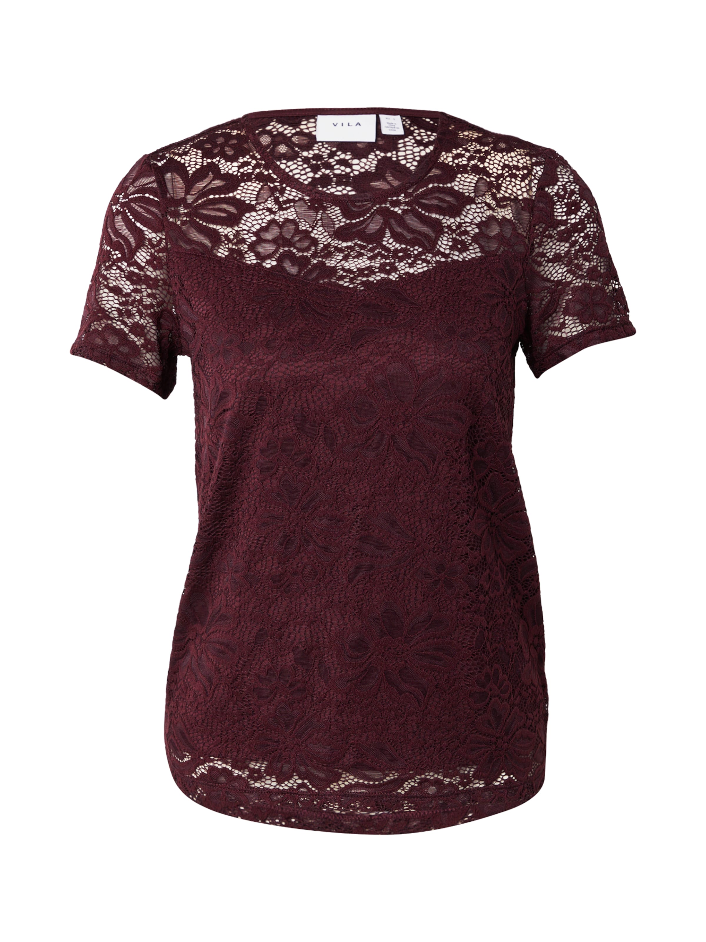 VILA Shirt 'VILISA' in Rood: voorkant