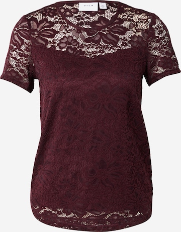 VILA Shirt 'VILISA' in Rood: voorkant