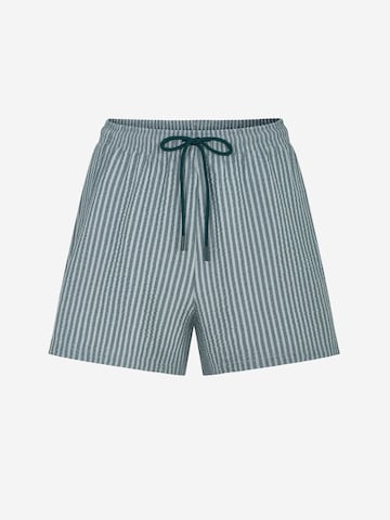 Pantaloncini da bagno 'PENTI Herren Tissue-gestreifte Shorts' di Penti in grigio