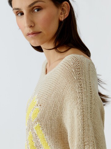 OUI Pullover in Beige