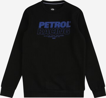 Petrol Industries Majica | črna barva: sprednja stran