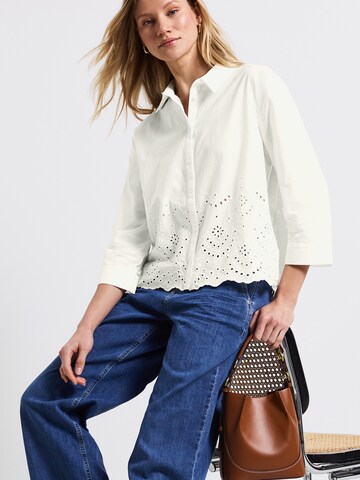 STREET ONE - Blusa en blanco: frente