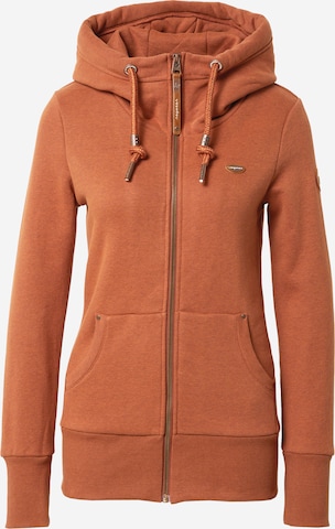 Ragwear Sweatjacke 'NESKA' in Braun: predná strana