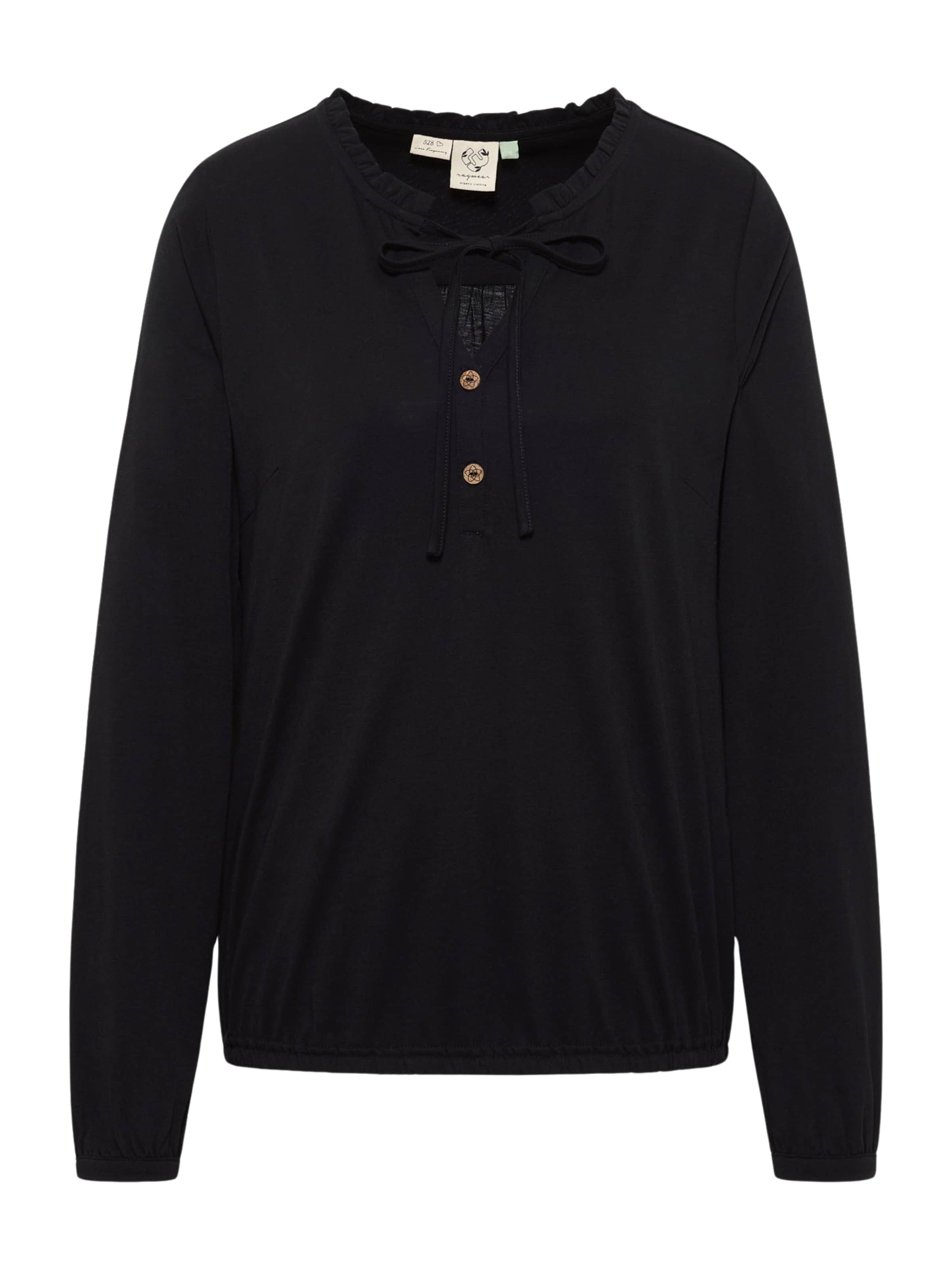 Ragwear Shirt 'ONELIA ORG' in Black: front