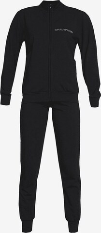 Emporio Armani Jogginganzug in Schwarz: predná strana