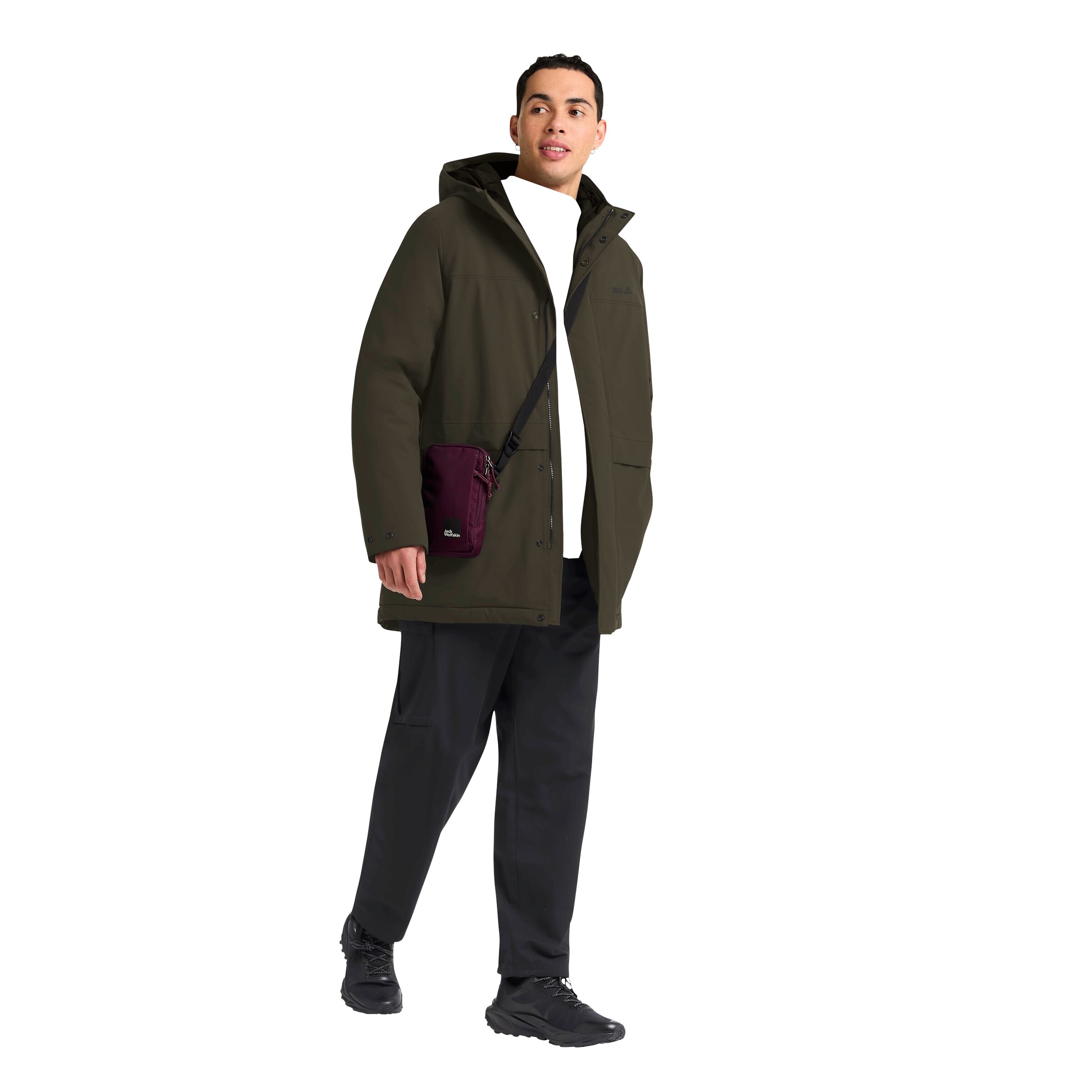 JACK WOLFSKIN Winter Parka in Green