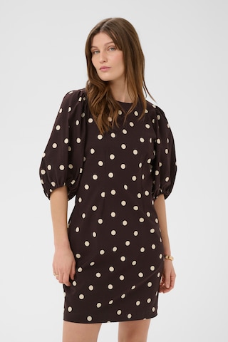 SOAKED IN LUXURY Kleid 'SLZazu Dolore' in Braun: Vorderseite